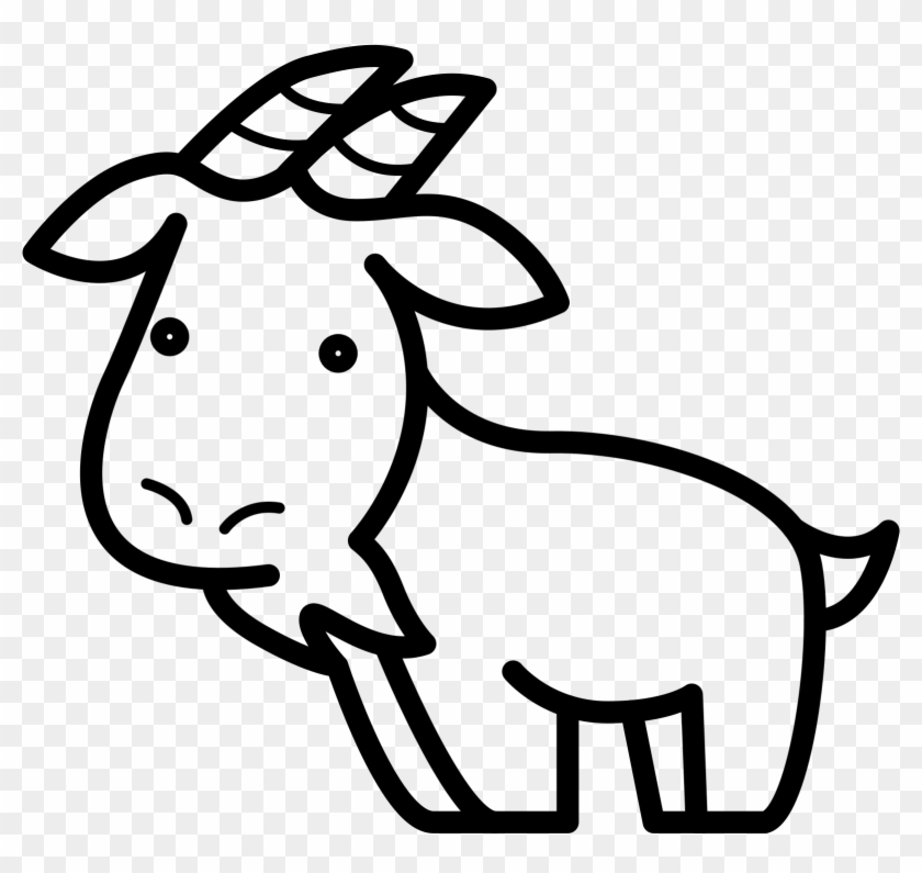 File Goat Noun Project Goat Head Cartoon Png Transparent Png