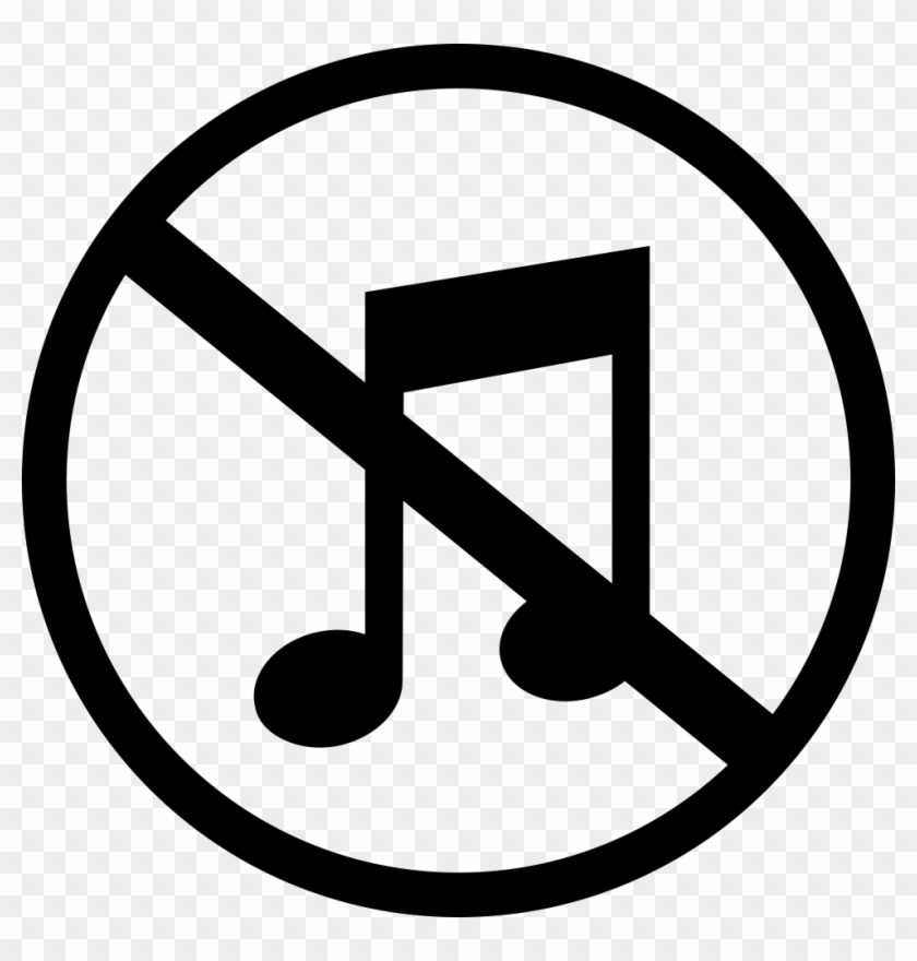 Muted Music Notes Comments - No Music Icon Png, Transparent Png