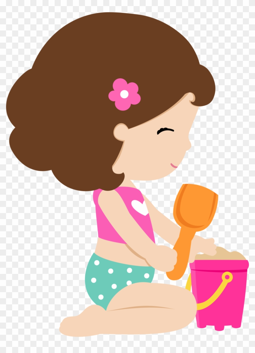 Folder Clipart Summer Desenho Bebe Na Praia Hd Png Download 1080x1441 Pngfind