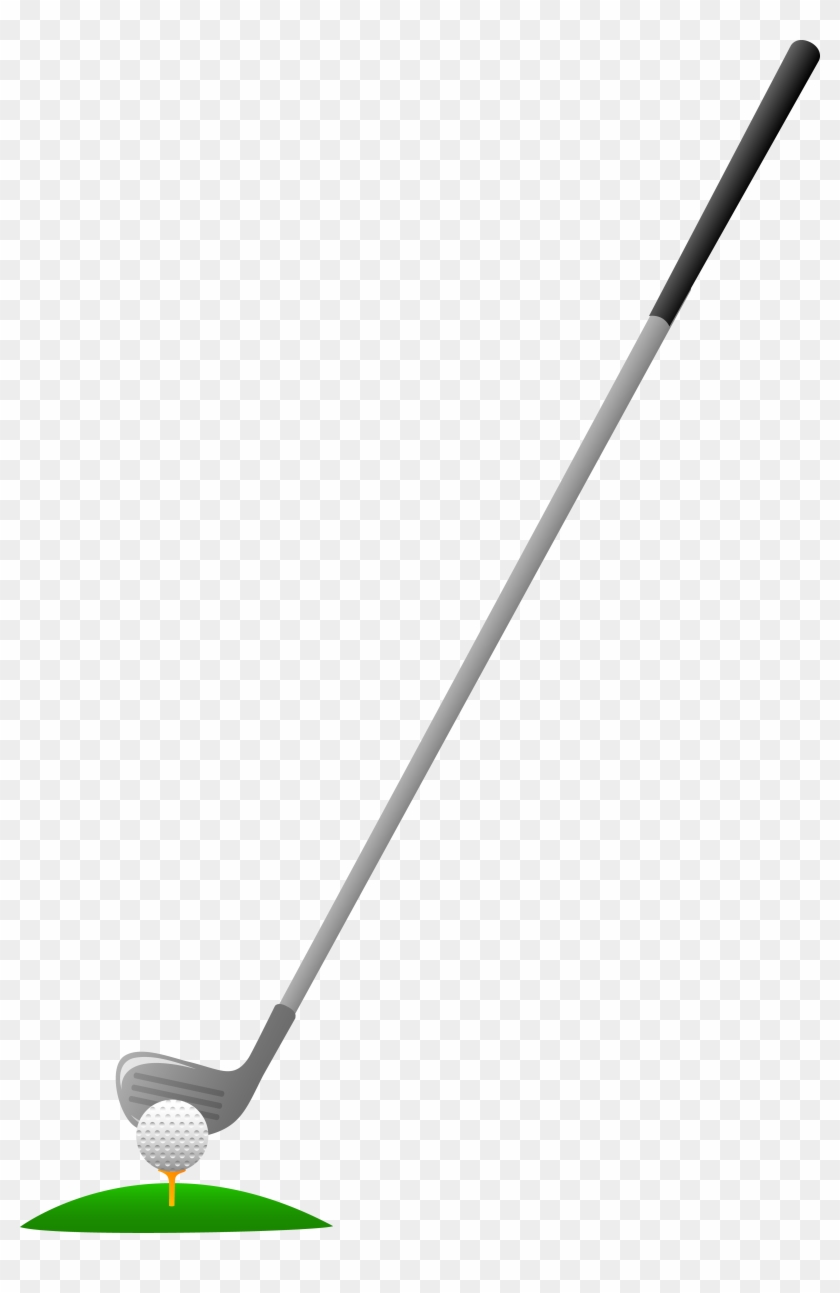 Golf Club And Ball On Tee - Cartoon Golf Club And Ball, HD Png Download -  5190x7742(#1016177) - PngFind