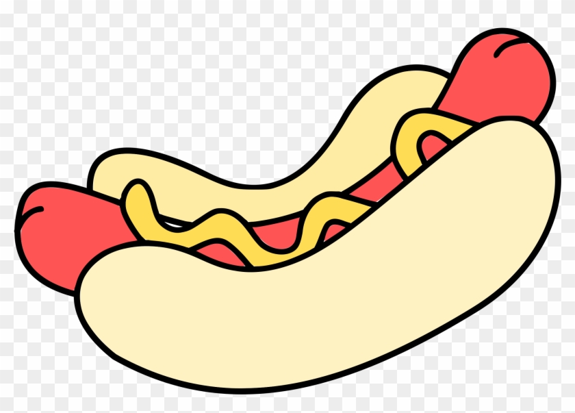 Hot Dog Bun Food Lunch Meat Bread Sausage Snack - Hot Dog Clip Art, HD