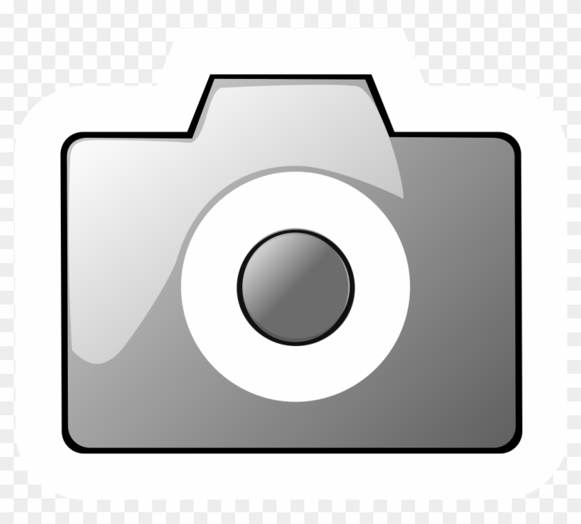 High Contrast Camera Photo 2 Grey - Grey Camera Icon Png, Transparent ...