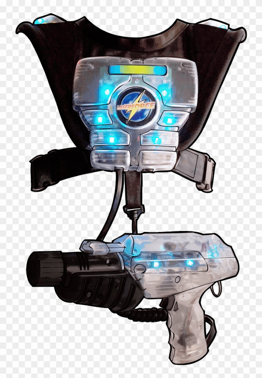 Laserforce Pack And Gun - Laserforce Gun, HD Png Download - 852x1256 ...