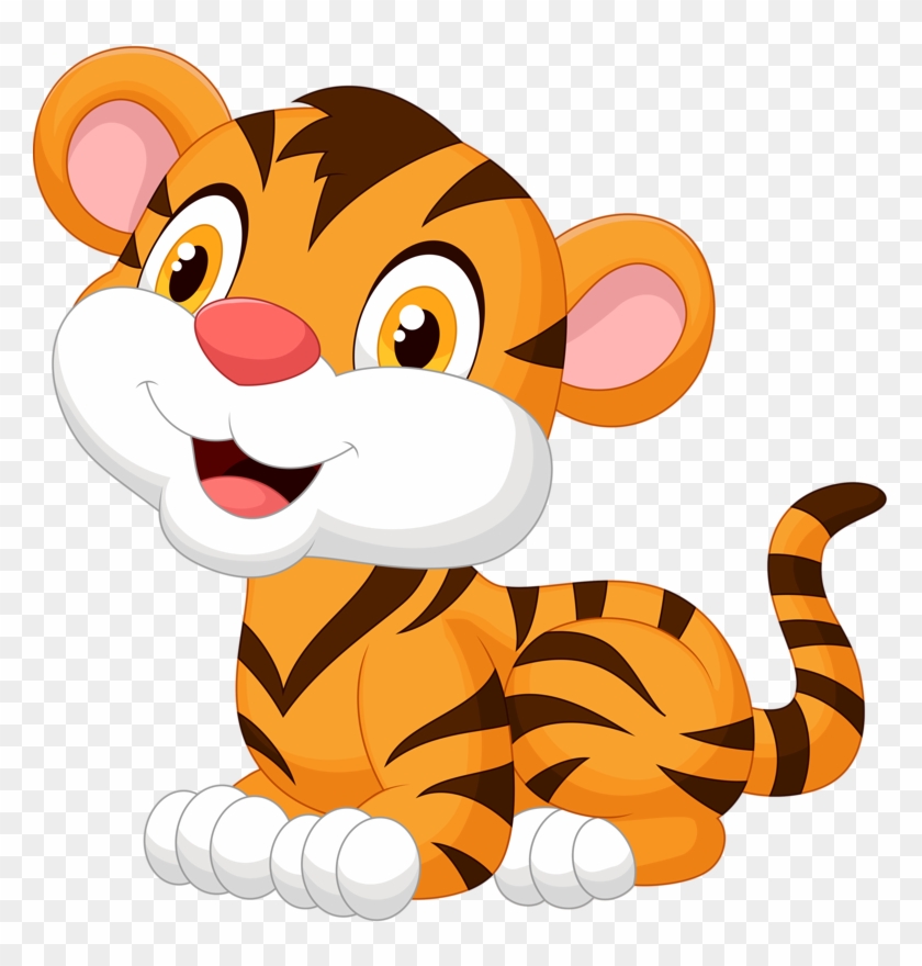 8 - Baby Tiger Cartoon, HD Png Download - 780x800(#1027960) - PngFind