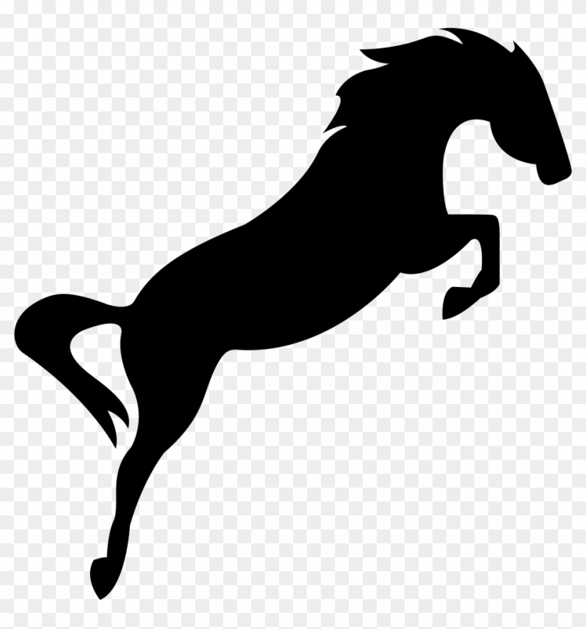 Download Png File Svg Horse Silhouette Jumping Transparent Png 954x981 1033873 Pngfind