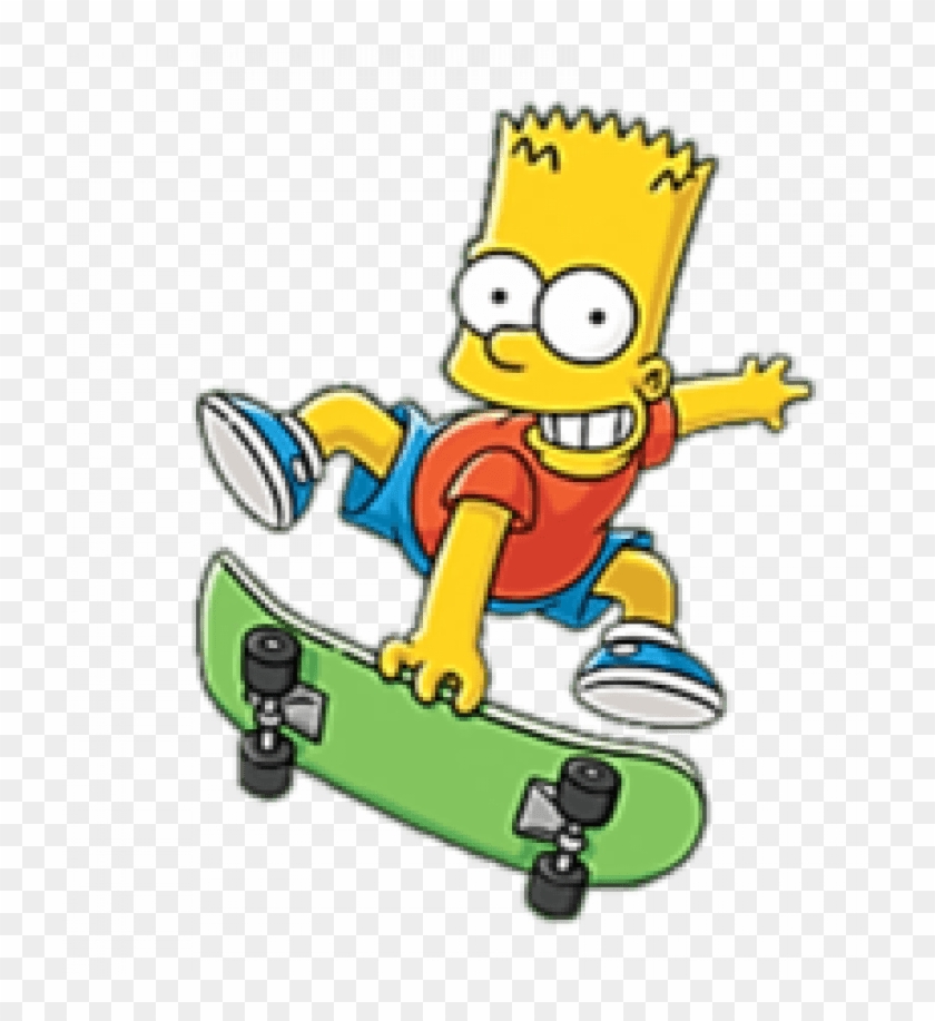 Skateboard Bart Simpson Supreme Wallpaper Dope Bart Simpson Skating