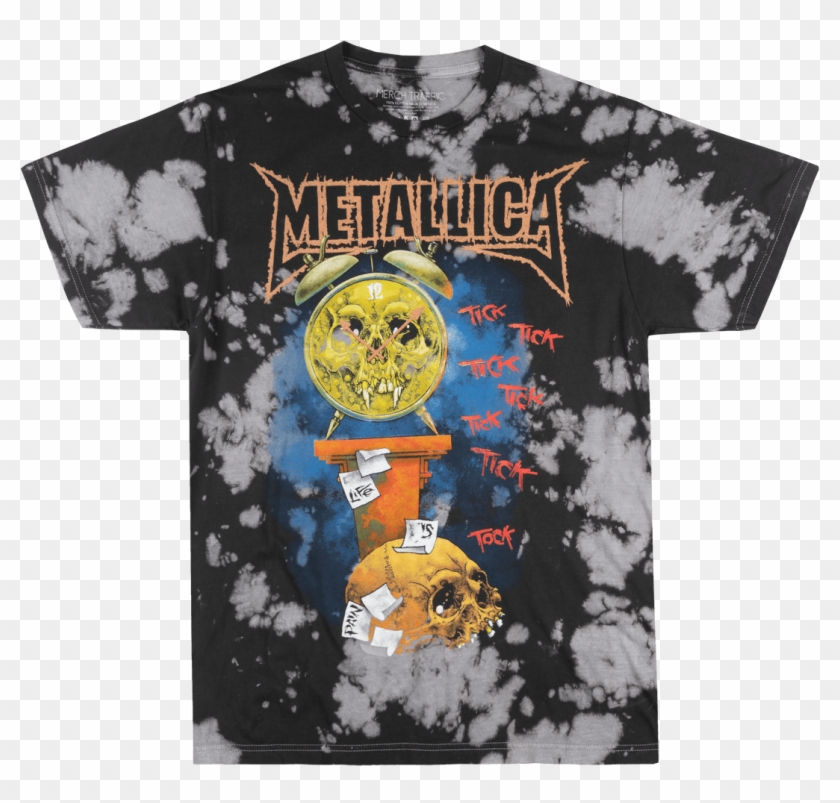 tie dye metallica shirt