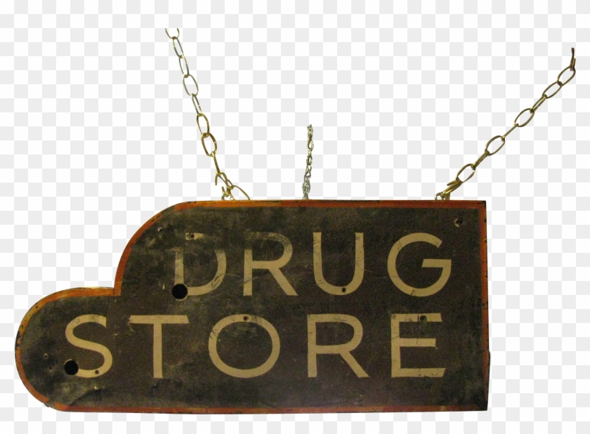 Vintage Drug Store Ex Neon Tin Sign Vintage Advertising Sign Hd Png Download 1639x1639 1049908 Pngfind