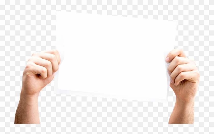 hands holding sign clipart