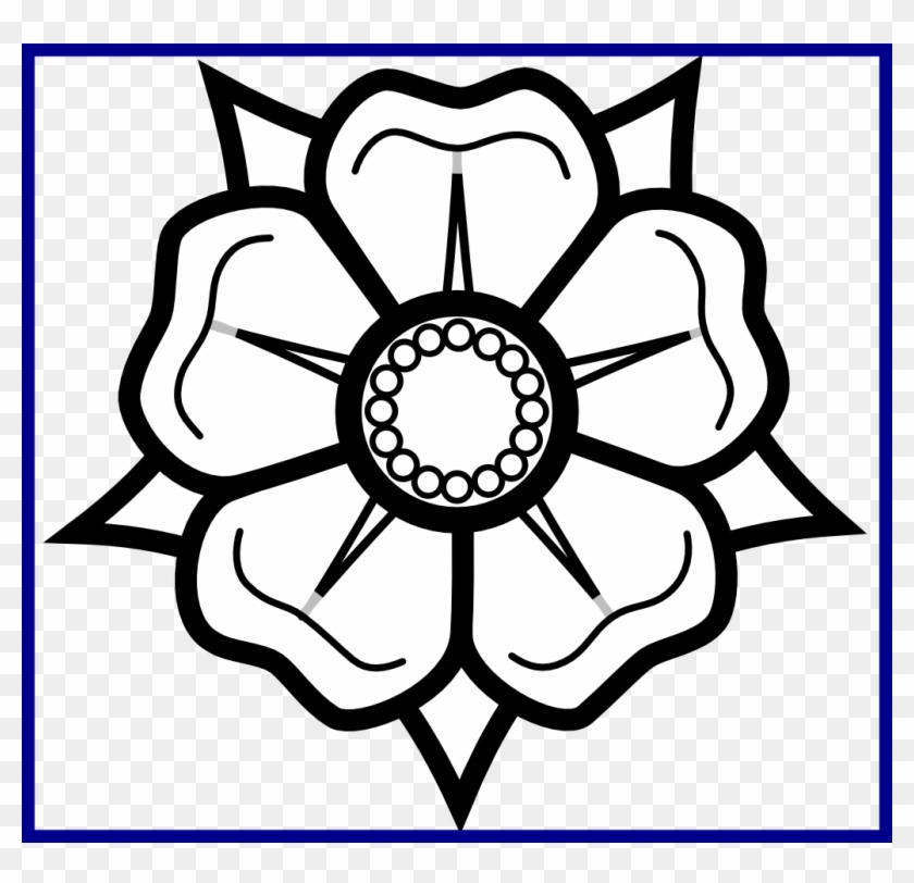 Clip Library Stock Shocking Rose Flower Drawing Image - Cute Easy