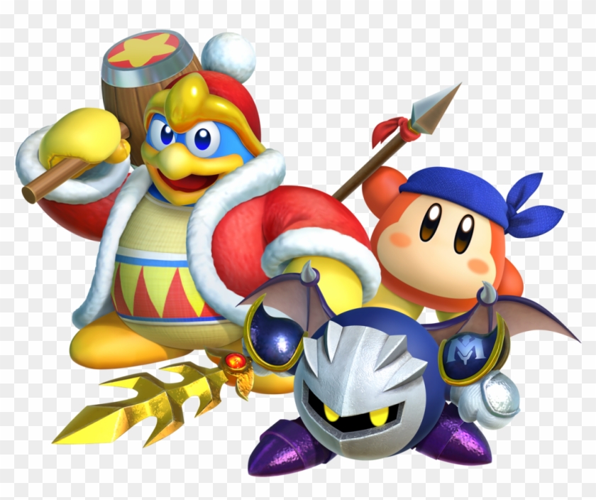 Nintendo Of America - Meta Knight Kirby Star Allies, HD Png Download