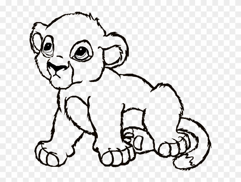 a cubby outline2 cute lion coloring pages hd png download 660x732 1064650 pngfind