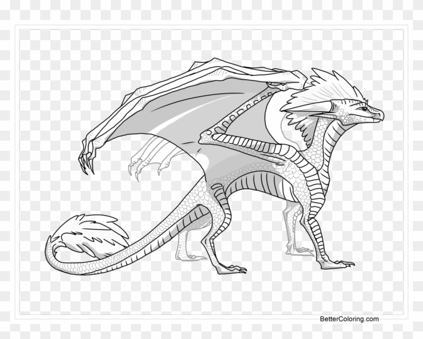 Large Size Of Wings Of Fire Coloring Hybrids Pages Illustration