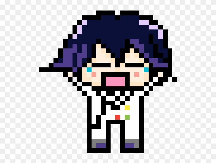 Kokichi Ouma Kokichi Ouma Pixel Sprites Hd Png Download 592x592 1075286 Pngfind - roblox kokichi hair