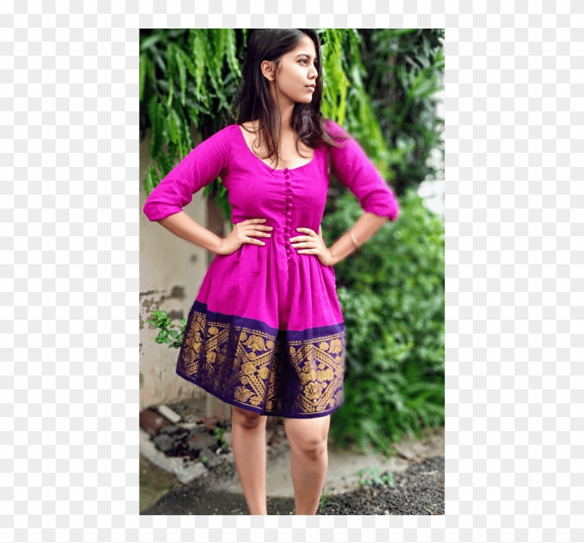 cotton saree dress design