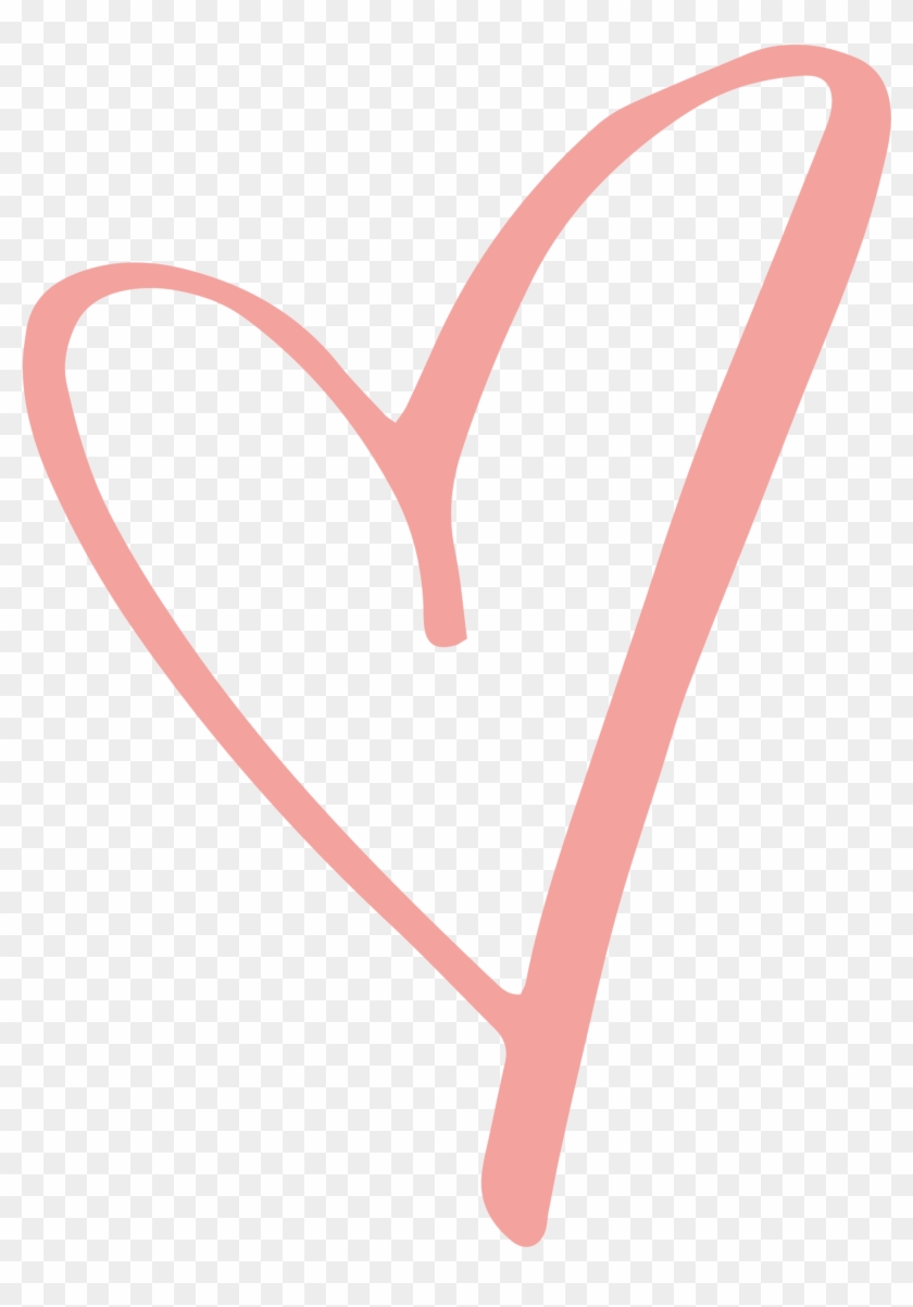 Rustic Clipart Love Heart - Pink Heart Transparent Background, HD Png  Download - 1961x2714(#1079709) - PngFind