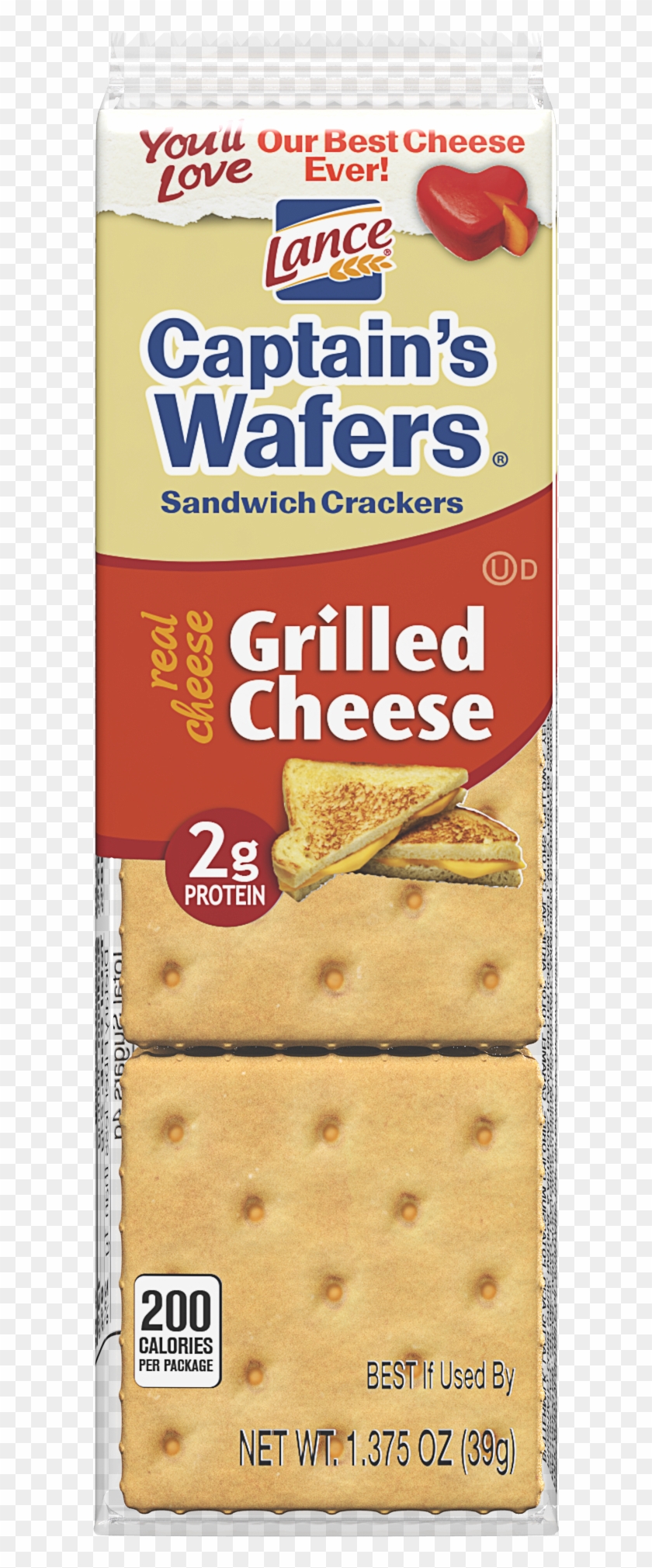 Lance Cracker Sandwiches Captain's Wafers Grilled Cheese - Graham
