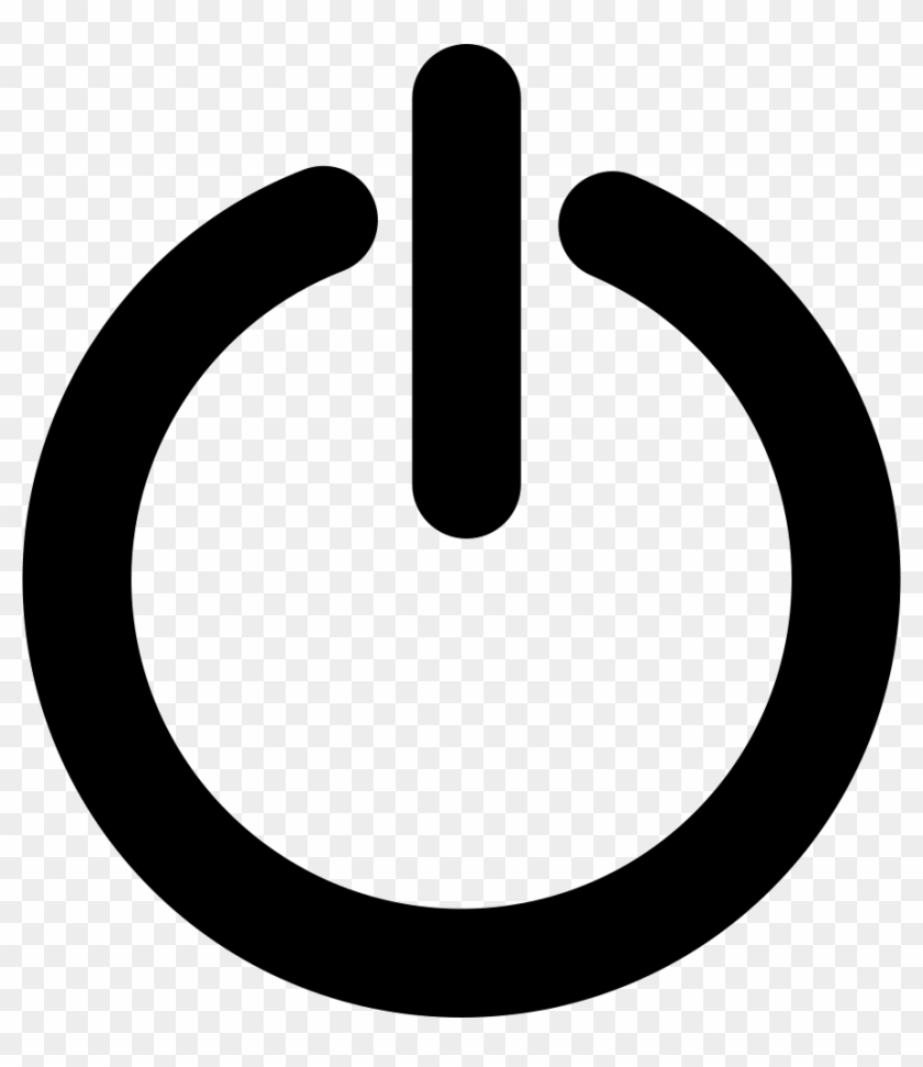 Standby Power Button Comments - Standby Icon, HD Png Download - 884x980 ...