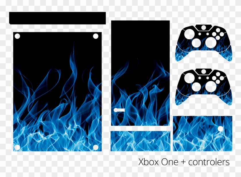 blue flame xbox one controller
