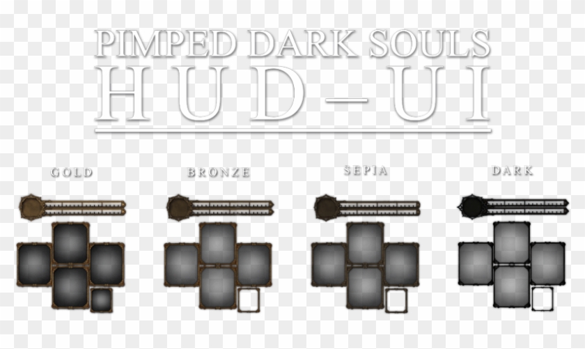 Dark Souls Boss Health Bar Template