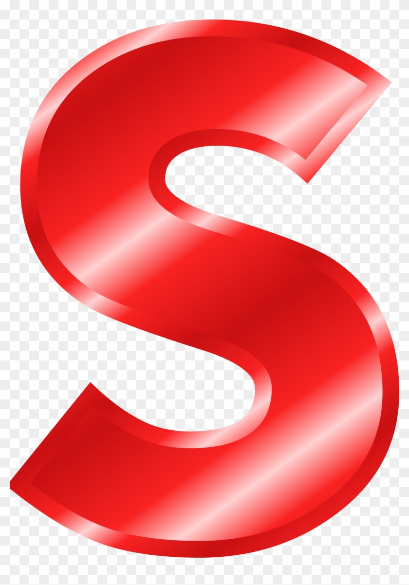 S Image Clipart - Big Red Letter S, HD Png Download - 1736x2400