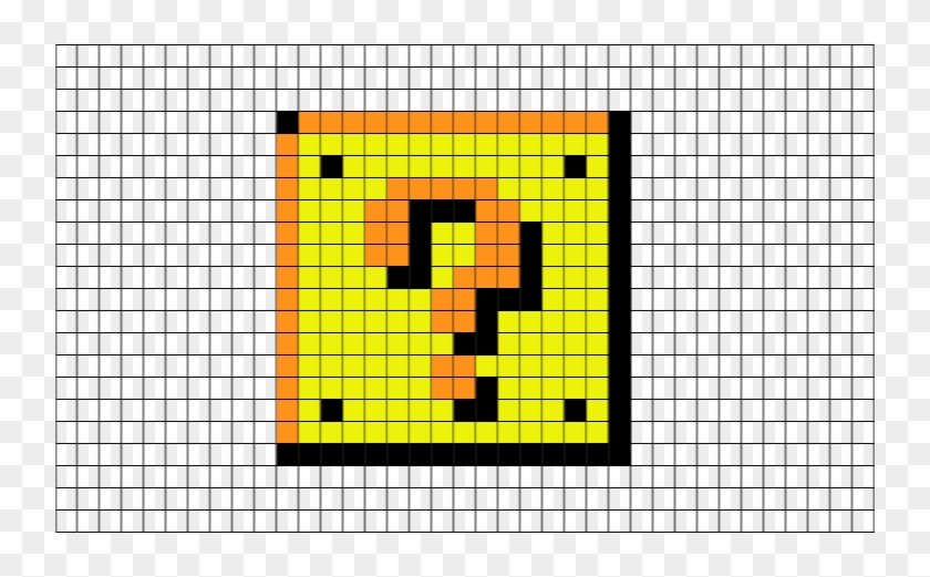 Pixel Art Mario Block, HD Png Download - 740x441(#1093808) - PngFind