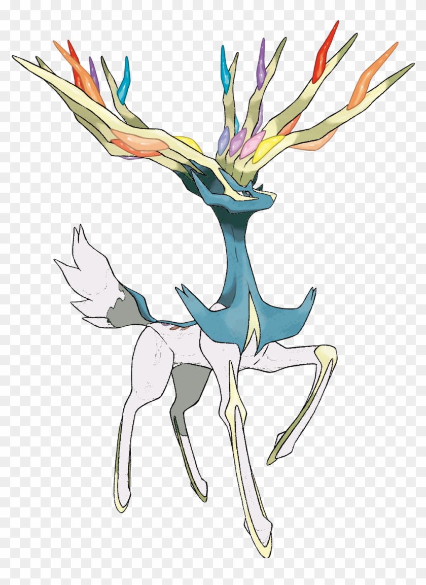 Xerneas Active Shiny - Pokemon Xerneas Shiny, HD Png Download -  965x1279(#1094852) - PngFind