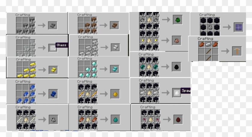 Block Recipes in Minecraft