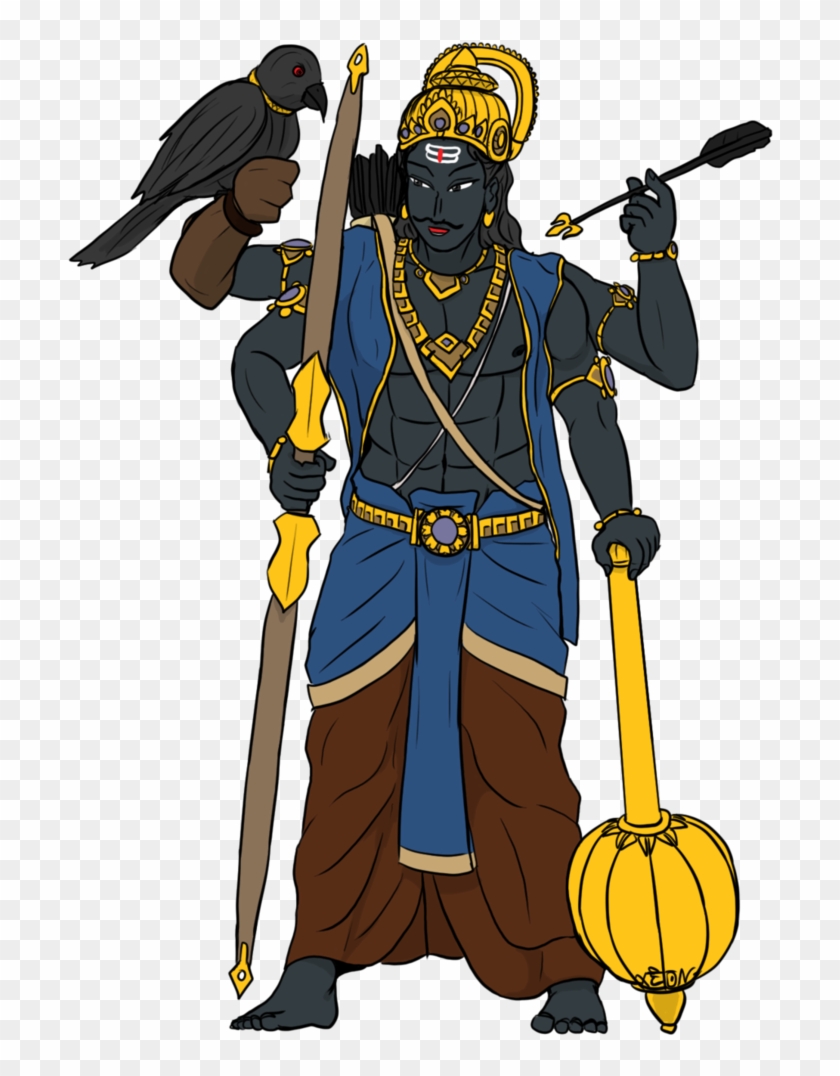 Shani Hindu Saturn Shani Dev Cartoon Hd Png Download 774x1032 Pngfind