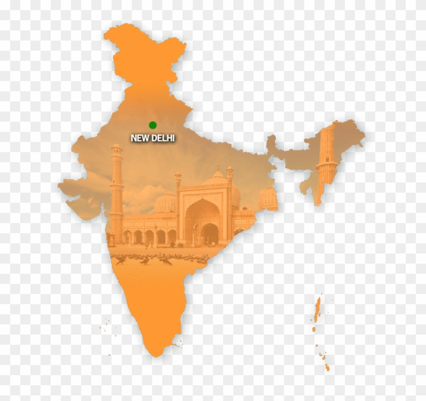Doodle freehand drawing India political map with major cities. Vector  illustration. Stock Vector | Adobe Stock
