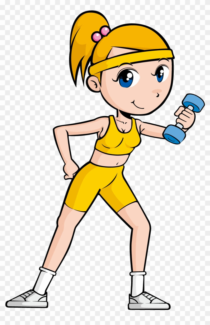 Cartoon Workout Clip Art