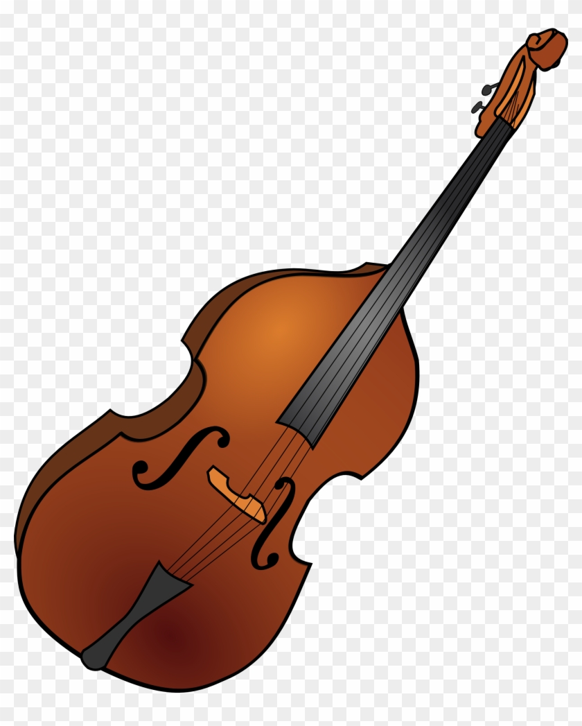 Bass Clip Art - Double Bass Clipart, HD Png Download - 1979x2374