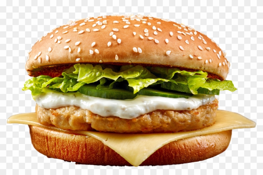 Classic Chicken Burger - Recette Hamburger Poulet, HD Png Download