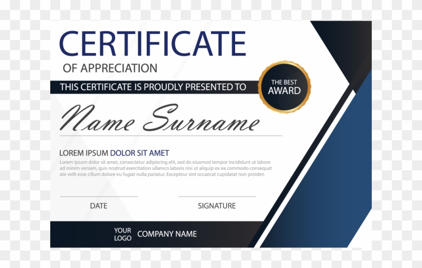 certificate logo design