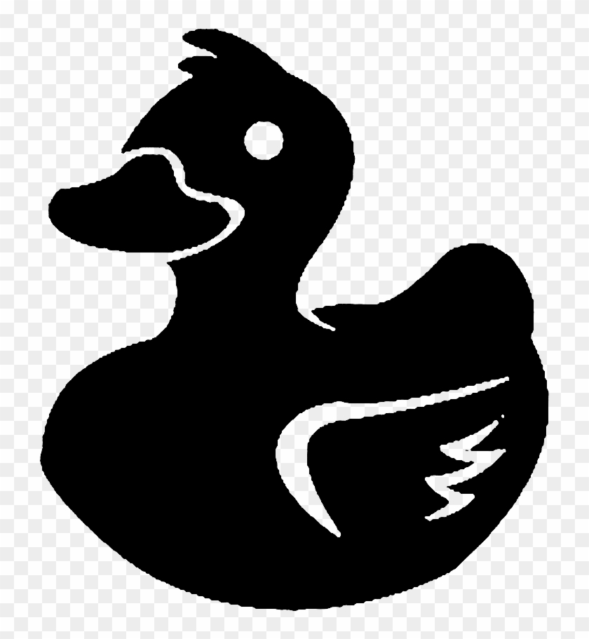 Rubber Ducky Png - Rubber Ducky Cartoon Black, Transparent Png -  924x942(#1117320) - PngFind