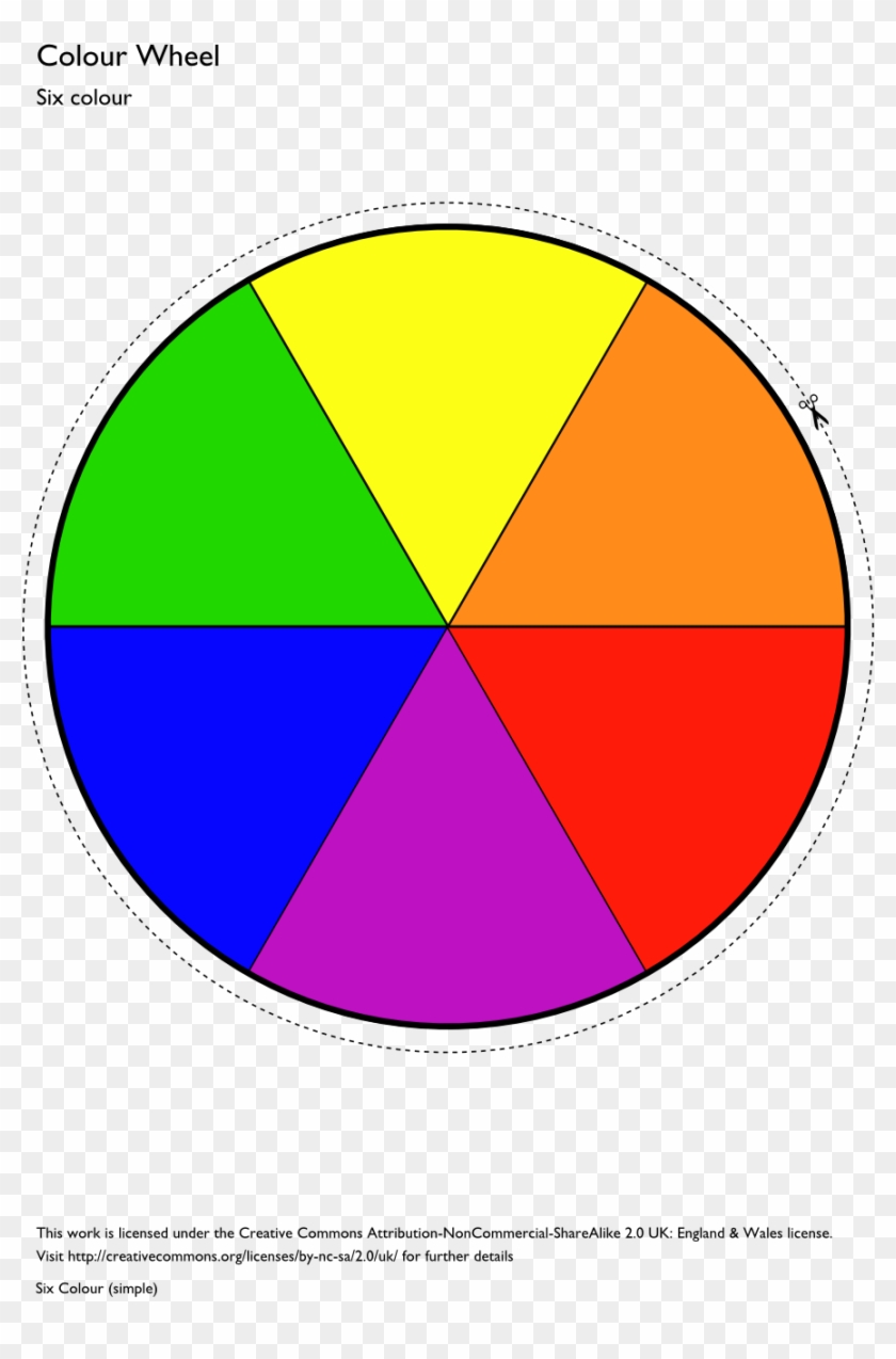 Primary And Secondary Color Wheel Template