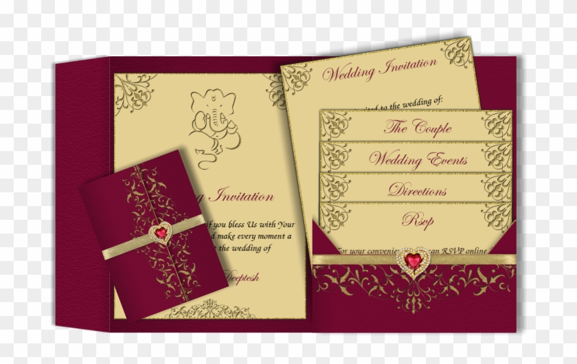 luxury indian wedding invitations