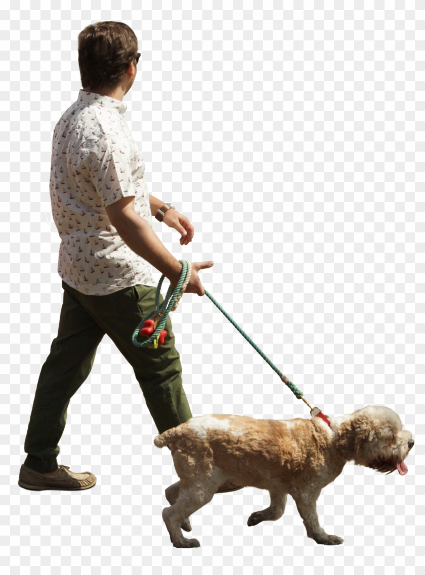 Man Walking Dog Emoji - mael-cabrito