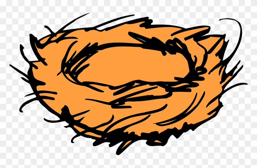 Nest Clipart Cute - Bird Nest Clip Art, HD Png Download - 800x492