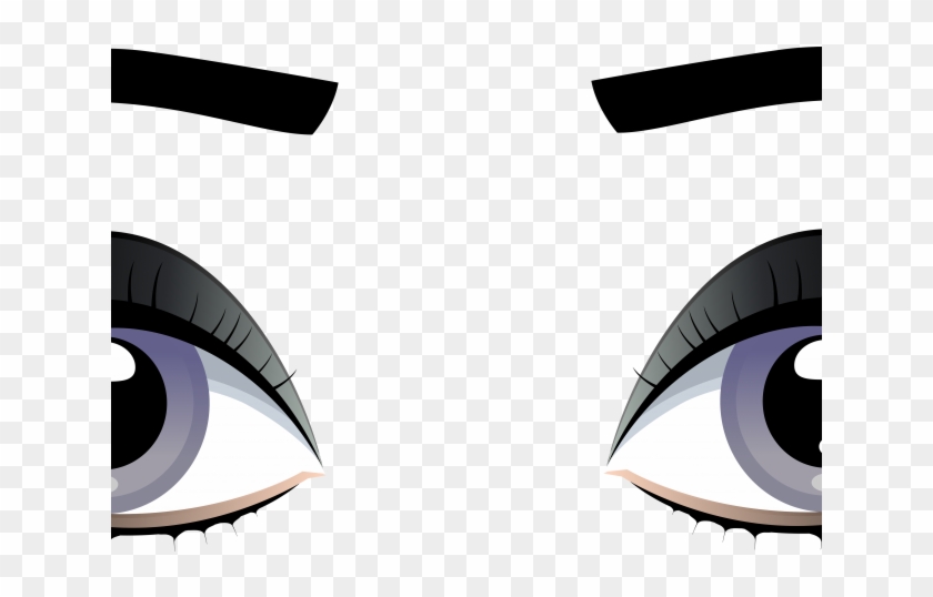 Female Eyes Clipart Transparent Background, Female Cartoon Eye