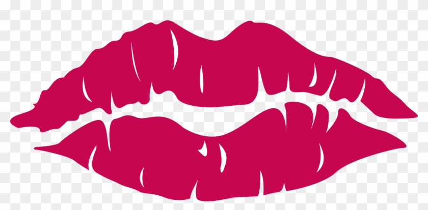 Kissing - Cartoon - Cartoon Lipstick Kiss Png, Transparent Png -  2000x890(#1140879) - PngFind