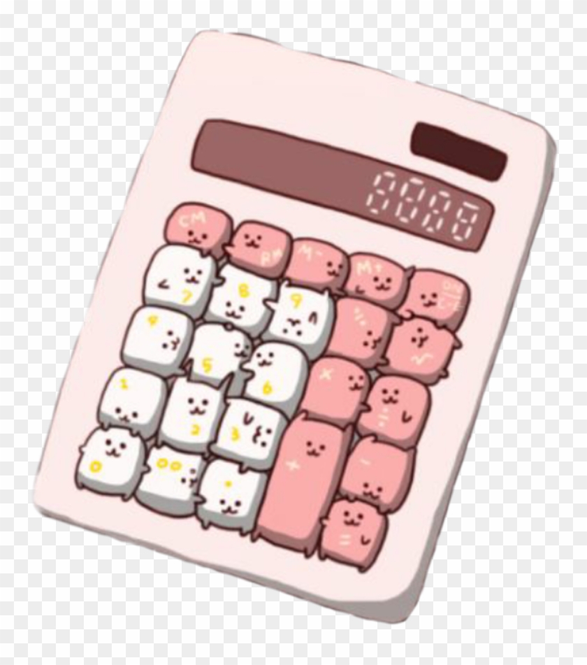 Sticker Cute Cuteface Tierno Calculator Calculadora Math Cute