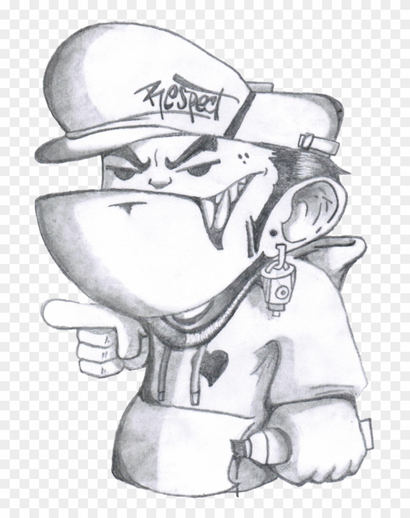 Gangster Cartoon Characters Drawings , Png Download, Transparent Png -  704x980(#1151885) - PngFind