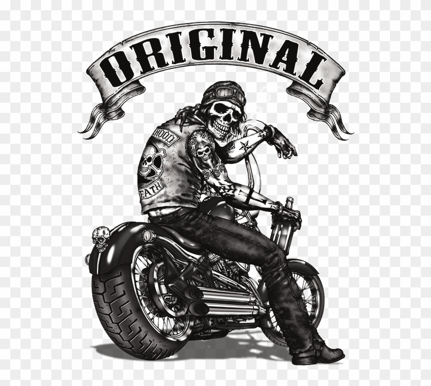 Skull Biker, HD Png Download - 675x675(#1155199) - PngFind