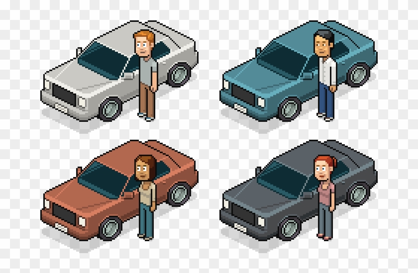 700 X 500 5 Car Isometric Pixel Art Hd Png Download 700x500 Pngfind