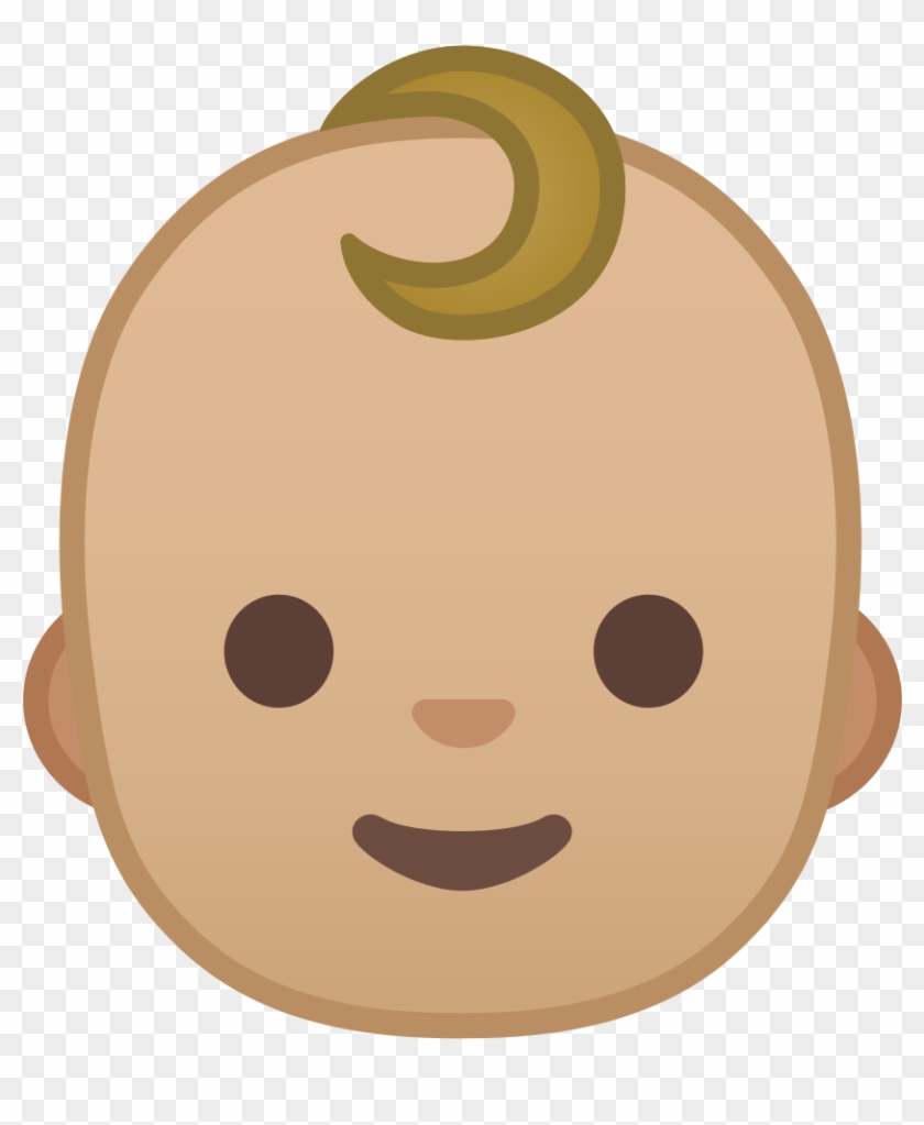 Baby Medium Light Skin Tone Icon Emoticon Bebe Hd Png Download 1024x1024 Pngfind