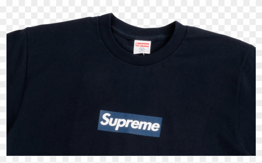 supreme blue box logo tee