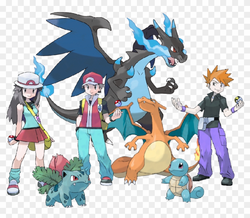 Pokémon Trainer Red/blue/green - Pokemon Trainers Red Blue Green, HD Png  Download - 1043x810(#1196225) - PngFind