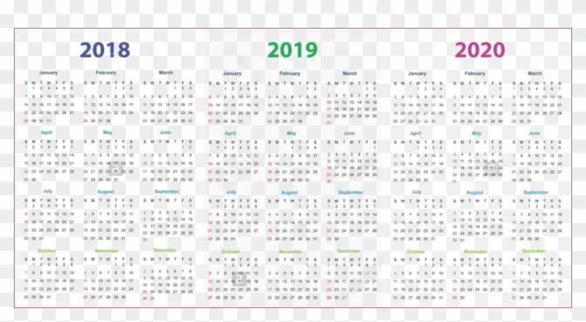 Free Png 2018 2019 Calendar Png Png Images Transparent - Electronics