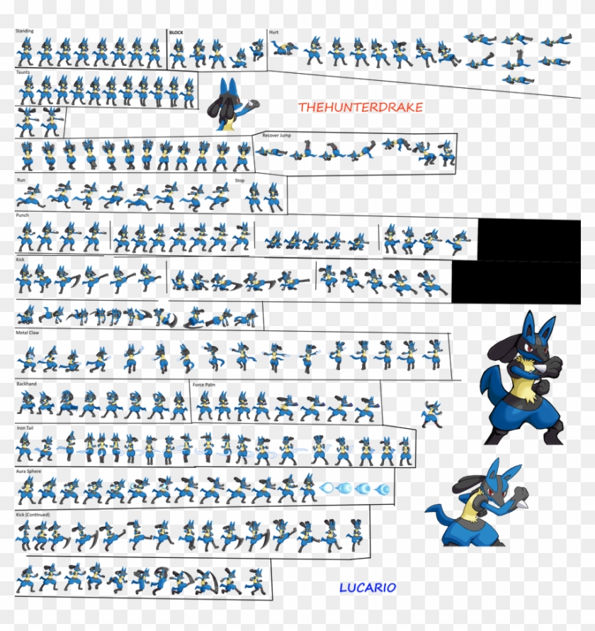 Pokemon Overworld Sprite Sheet By Pokemonpartner On Deviantart Images